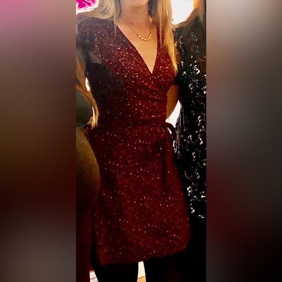 Aerie flowered wrap dress - Picture 1 of 4